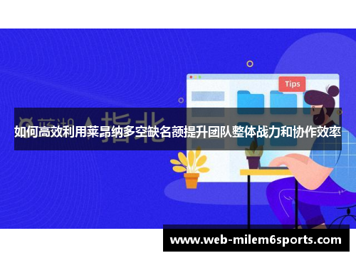 如何高效利用莱昂纳多空缺名额提升团队整体战力和协作效率